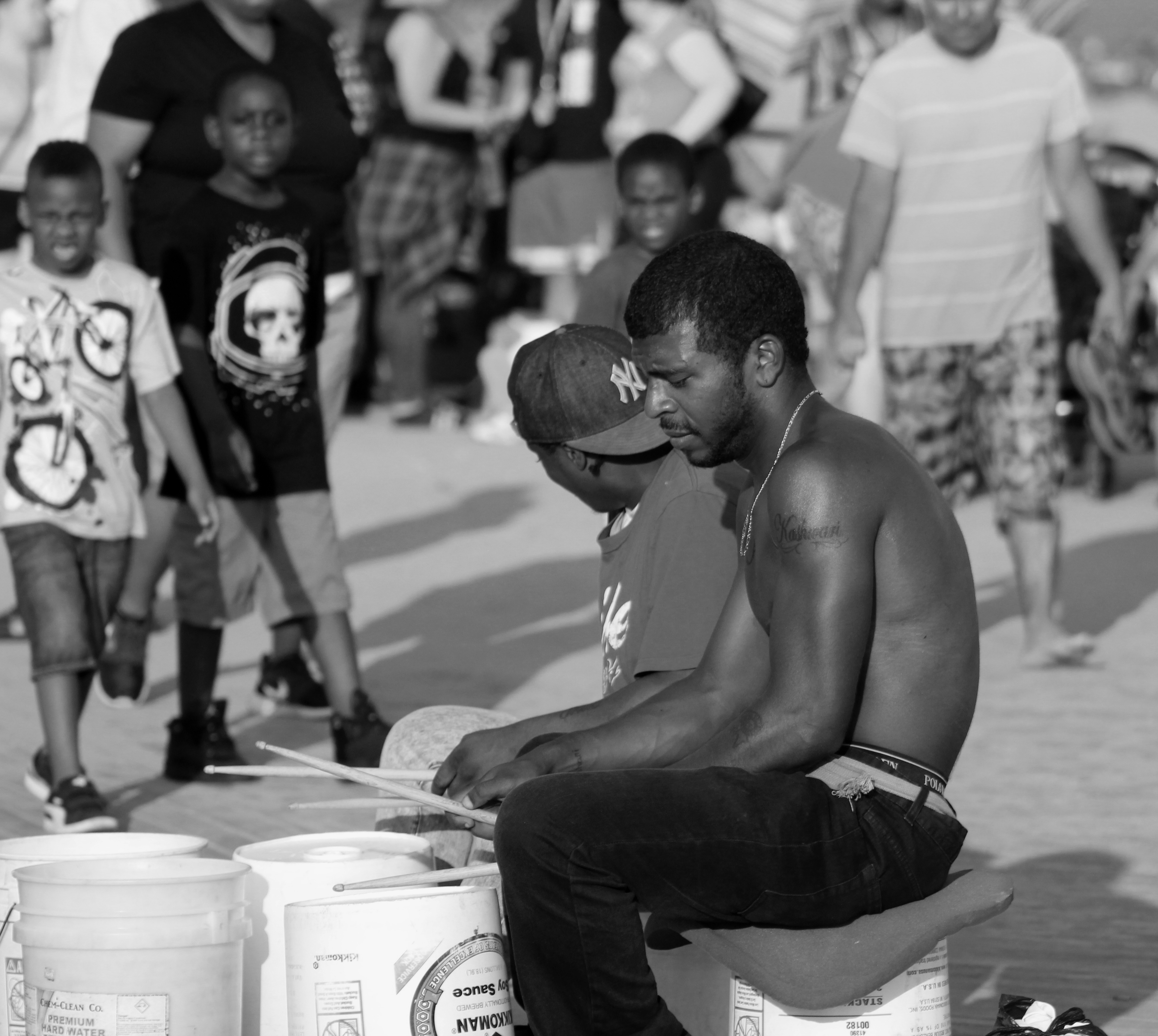 Boardwalk Bucket Drummers.